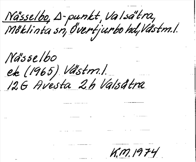 Bild på arkivkortet för arkivposten Nässelbo