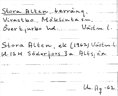 Bild på arkivkortet för arkivposten Stora Alten