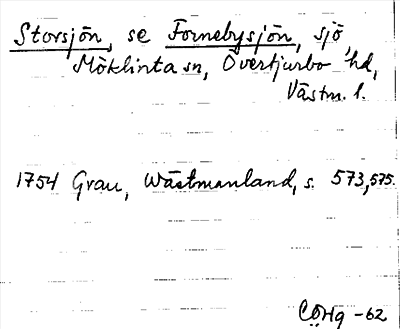 Bild på arkivkortet för arkivposten Storsjön, se Fornebysjön