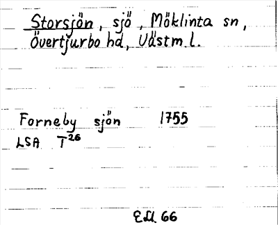 Bild på arkivkortet för arkivposten Storsjön