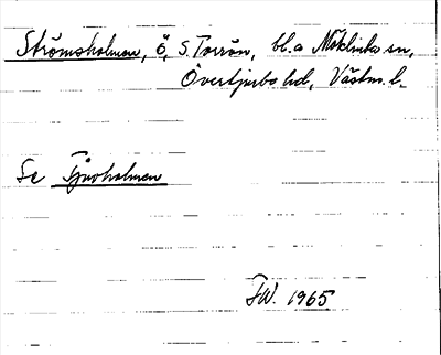 Bild på arkivkortet för arkivposten Strömsholmen, se Tjuvholmen