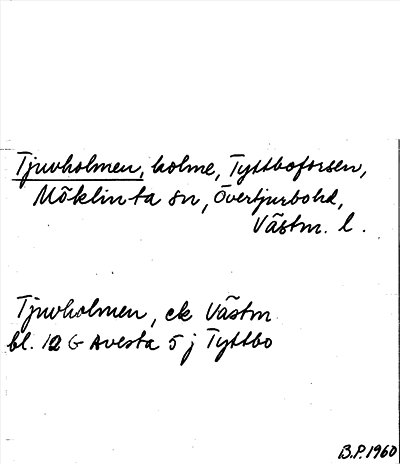 Bild på arkivkortet för arkivposten Tjuvholmen