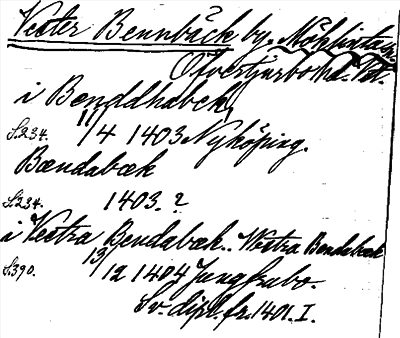 Bild på arkivkortet för arkivposten Vester Bennbäck