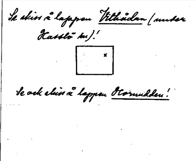 Bild på baksidan av arkivkortet för arkivposten *Bäcka Bekastrand