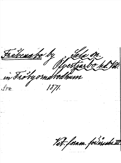 Bild på arkivkortet för arkivposten Fräbensbo