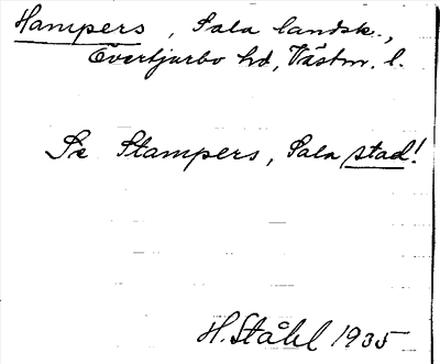 Bild på arkivkortet för arkivposten Hampers