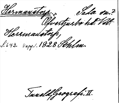 Bild på arkivkortet för arkivposten Hermanstorp