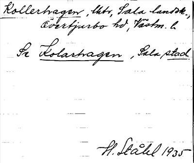 Bild på arkivkortet för arkivposten Kollerhagen