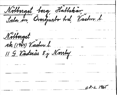 Bild på arkivkortet för arkivposten Nötberget