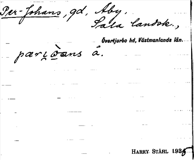 Bild på arkivkortet för arkivposten Per-Johans