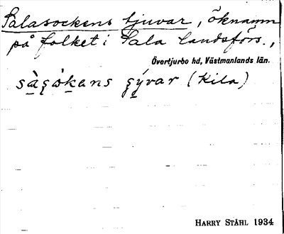 Bild på arkivkortet för arkivposten Salasockens tjuvar