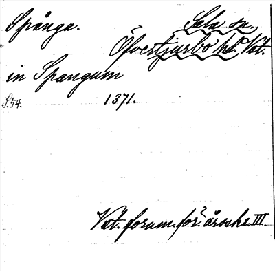 Bild på arkivkortet för arkivposten Spånga