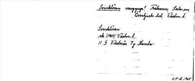 Bild på arkivkortet för arkivposten Svinklöven