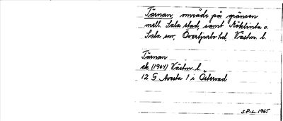 Bild på arkivkortet för arkivposten Tärnan