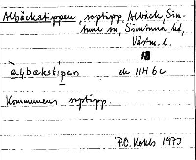 Bild på arkivkortet för arkivposten Albäckstippen