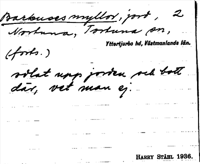 Bild på arkivkortet för arkivposten Barkuses myllor