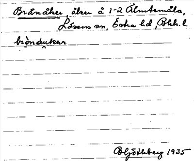 Bild på arkivkortet för arkivposten Brånåker