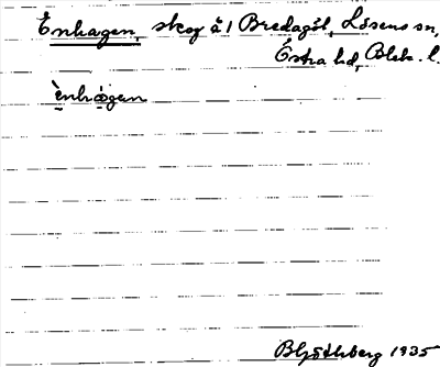 Bild på arkivkortet för arkivposten Enhagen
