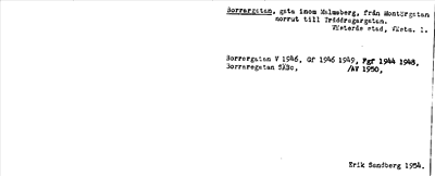 Bild på arkivkortet för arkivposten Borrargatan