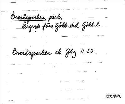 Bild på arkivkortet för arkivposten Överåsparken