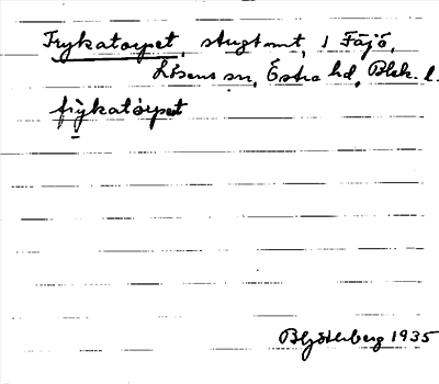 Bild på arkivkortet för arkivposten Frykatorpet