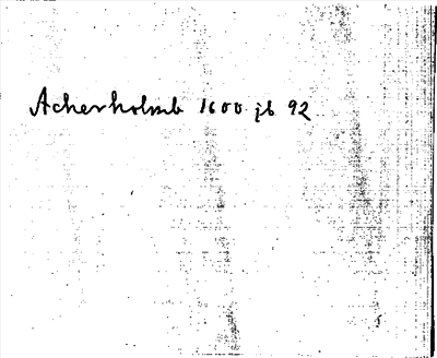 Bild på arkivkortet för arkivposten »Acherholmb»