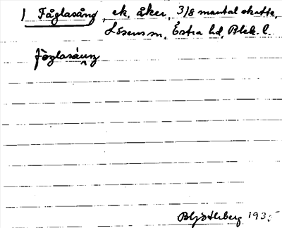 Bild på arkivkortet för arkivposten Fåglasång