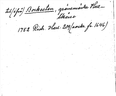 Bild på arkivkortet för arkivposten Bockesten