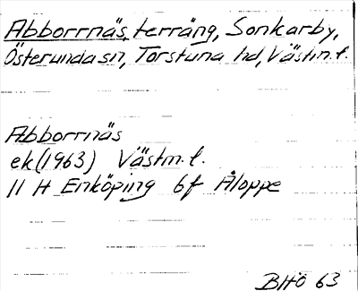 Bild på arkivkortet för arkivposten Abborrnäs