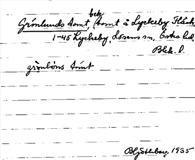Bild på arkivkortet för arkivposten Grönlunds tomt