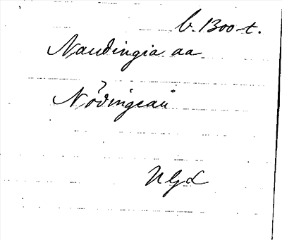 Bild på arkivkortet för arkivposten Nödinge