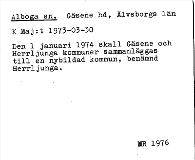 Bild på arkivkortet för arkivposten Alboga socken