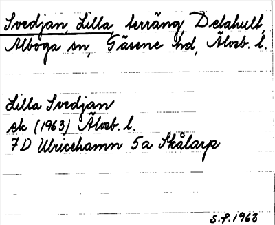 Bild på arkivkortet för arkivposten Svedjan, Lilla