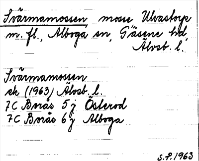 Bild på arkivkortet för arkivposten Svärmamossen