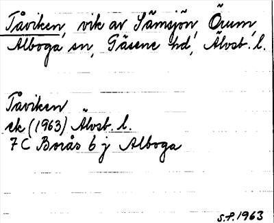 Bild på arkivkortet för arkivposten Tåviken