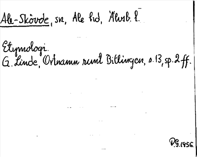 Bild på arkivkortet för arkivposten Ale-Skövde