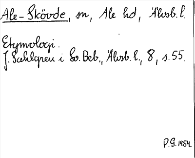 Bild på arkivkortet för arkivposten Ale-Skövde