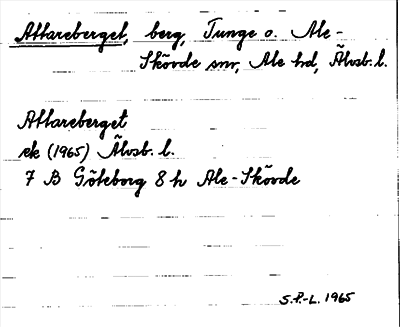 Bild på arkivkortet för arkivposten Attareberget