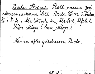 Bild på arkivkortet för arkivposten Boda Skogar