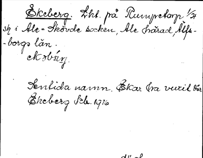Bild på arkivkortet för arkivposten Ekeberg