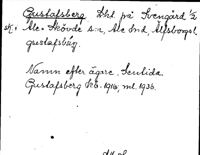 Bild på arkivkortet för arkivposten Gustafsberg