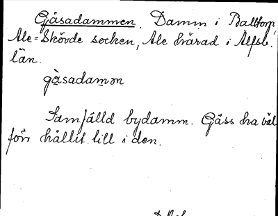 Bild på arkivkortet för arkivposten Gåsadammen