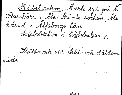 Bild på arkivkortet för arkivposten Håkebacken