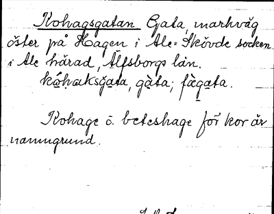 Bild på arkivkortet för arkivposten Kohagsgatan