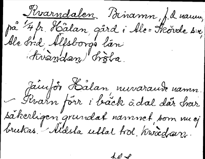 Bild på arkivkortet för arkivposten Kvarndalen