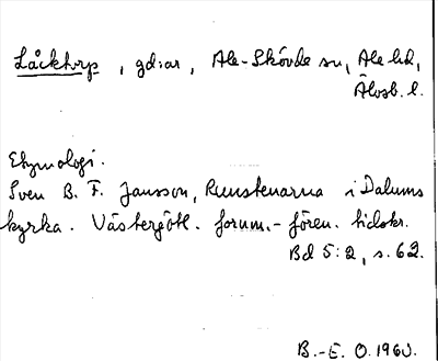 Bild på arkivkortet för arkivposten Låcktorp
