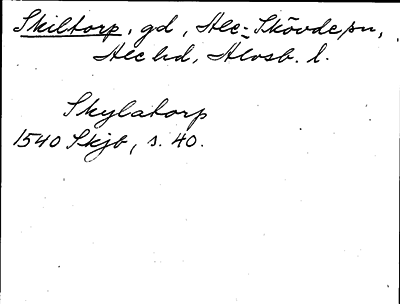 Bild på arkivkortet för arkivposten Skiltorp