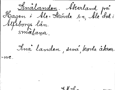 Bild på arkivkortet för arkivposten Smålanden