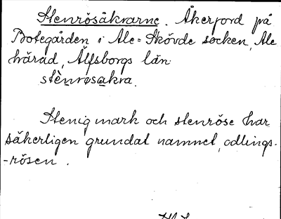 Bild på arkivkortet för arkivposten Stenrösåkrarne