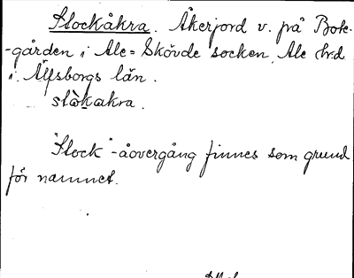 Bild på arkivkortet för arkivposten Stockåkra
